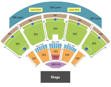 Ak-Chin Pavilion Tickets and Ak-Chin Pavilion Seating Chart - Buy Ak ...