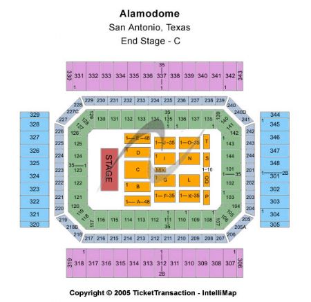 Alamodome Tickets And Seating Chart San Alamodome