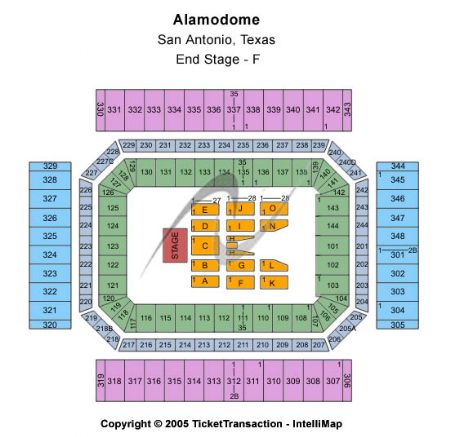 Alamodome Tickets And Seating Chart San Alamodome