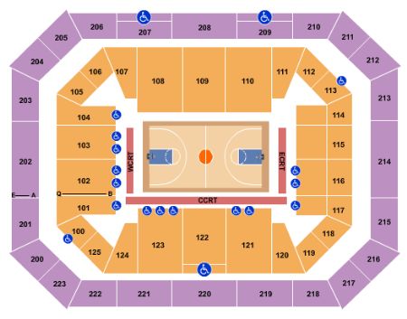 Alaska Airlines Center Tickets and Alaska Airlines Center Seating Chart ...