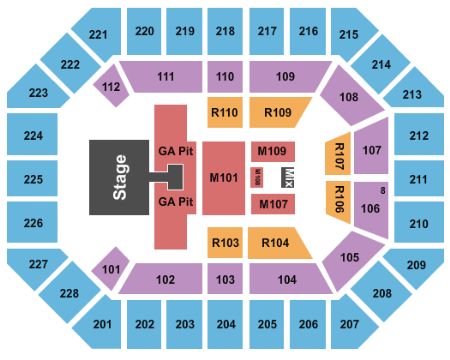 US Cellular Center Tickets and US Cellular Center Seating Chart - Buy ...