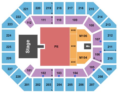 US Cellular Center Tickets and US Cellular Center Seating Chart - Buy ...