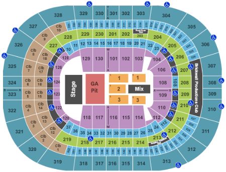 arena amalie seating tampa tickets fl chart charts stub map venue capacity jam pearl