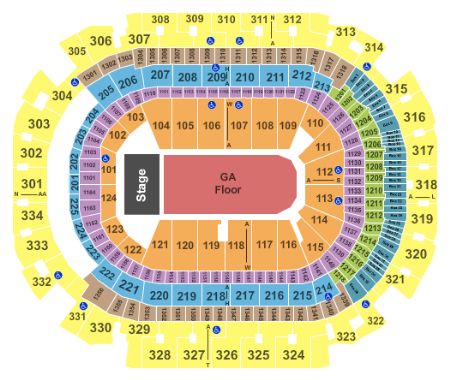 American Airlines Center Tickets And American Airlines Center Seating 