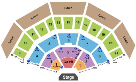 Marcus Amphitheater Tickets and Marcus Amphitheater Seating Chart - Buy ...