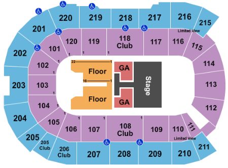 Comcast Arena At Everett Tickets and Comcast Arena At Everett Seating ...