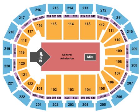 Manchester Arena Tickets And Manchester Arena Seating Chart Buy   Ao Arena End Stage Ga 38381 