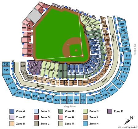 AT&T Park Tickets and AT&T Park Seating Chart - Buy AT&T Park San ...