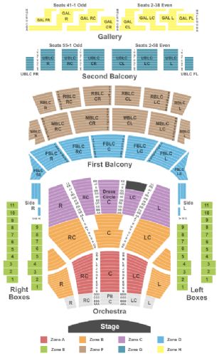 Joffrey Ballet Theater Seating Chart