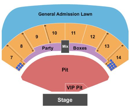 Azura Amphitheater Tickets and Azura Amphitheater Seating Chart - Buy ...