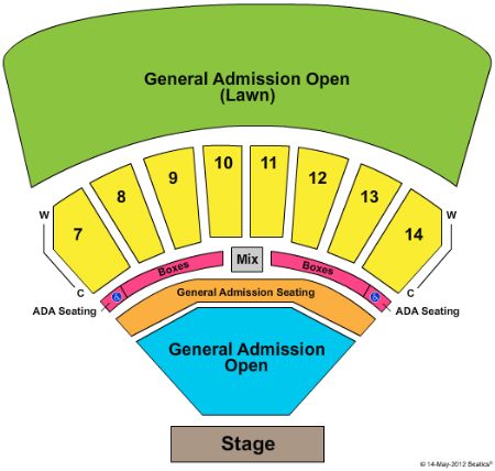 Azura Amphitheater Tickets and Azura Amphitheater Seating Chart - Buy ...