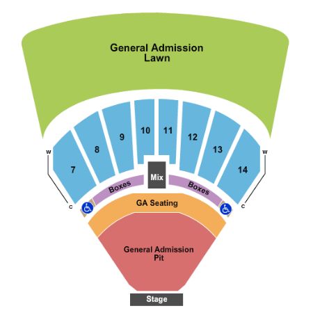 Azura Amphitheater Tickets and Azura Amphitheater Seating Chart - Buy ...