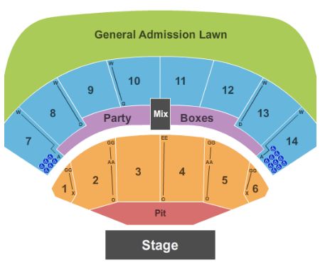 Azura Amphitheater Tickets And Azura Amphitheater Seating Chart - Buy ...