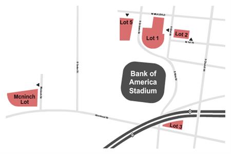 Bank Of America Stadium Parking Lots