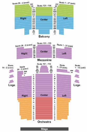 Mann Center Terrace Seating Chart