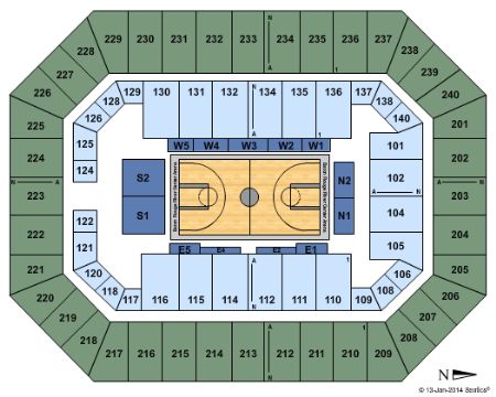 Baton Rouge River Center Arena Tickets and Baton Rouge River Center ...