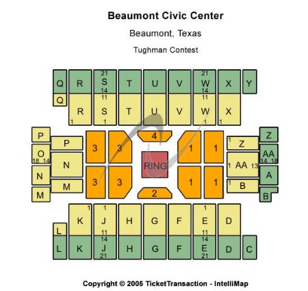 Beaumont Civic Center Tickets and Beaumont Civic Center Seating