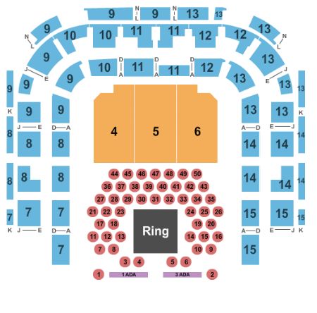 Bell Auditorium Tickets and Bell Auditorium Seating Chart - Buy Bell ...