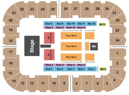 Berglund Center Coliseum Tickets and Berglund Center Coliseum Seating ...