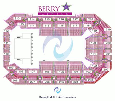 Berry Center Seating Chart