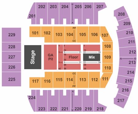 Bismarck Civic Center Tickets and Bismarck Civic Center Seating Chart ...