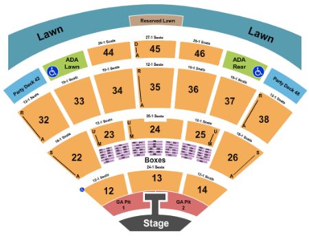 Blossom Music Center Tickets and Blossom Music Center Seating Chart ...