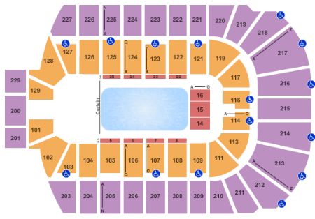 Blue Cross Arena Seating Chart For Disney On Ice