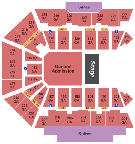 Bmo Harris Bank Center Rockford Il Seating Chart