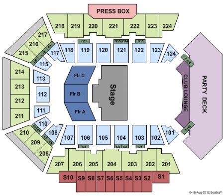 Bmo Harris Bank Center Rockford Il Seating Chart