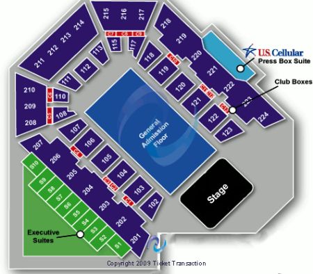 Bmo Harris Rockford Seating Chart