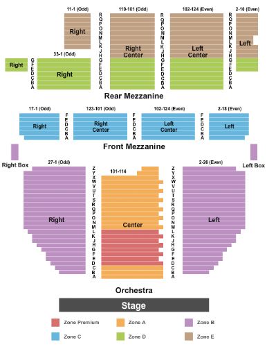 Broadway Theatre Tickets and Broadway Theatre Seating Chart - Buy ...