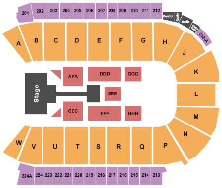 Budweiser Events Center Tickets and Budweiser Events Center Seating ...