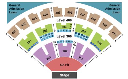 Budweiser Stage Tickets and Budweiser Stage Seating Chart - Buy