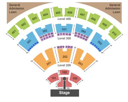 Budweiser Stage Tickets and Budweiser Stage Seating Chart - Buy ...