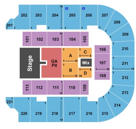 Bancorpsouth Arena Tickets And Bancorpsouth Arena Seating Chart - Buy 