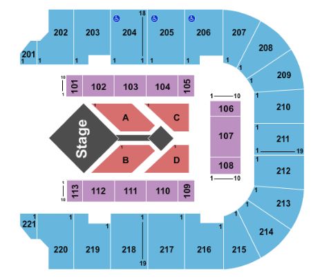 BancorpSouth Arena Tickets and BancorpSouth Arena Seating Chart - Buy ...