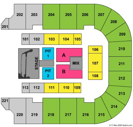 BancorpSouth Arena Tickets And BancorpSouth Arena Seating Chart - Buy ...