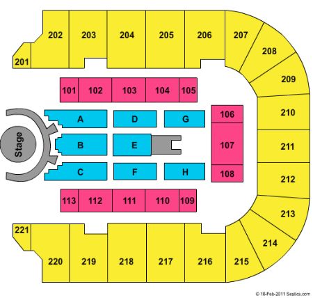 BancorpSouth Arena Tickets and BancorpSouth Arena Seating Chart - Buy ...