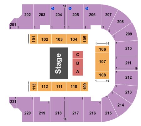 BancorpSouth Arena Tickets and BancorpSouth Arena Seating Chart - Buy ...