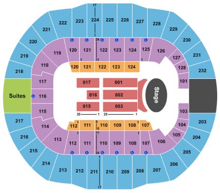 Garth Brooks Cajundome Seating Chart