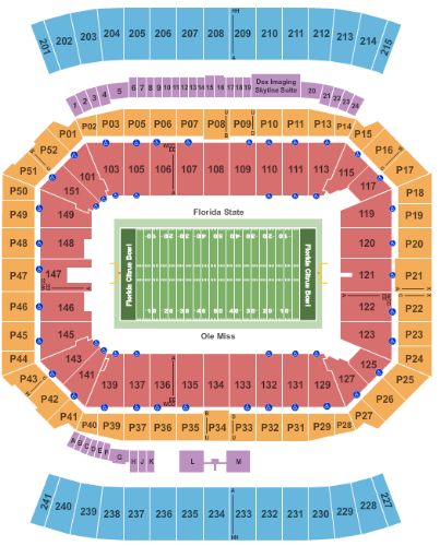 Florida Citrus Bowl Tickets and Florida Citrus Bowl Seating Chart - Buy ...