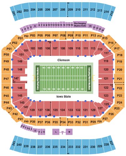 Florida Citrus Bowl Tickets and Florida Citrus Bowl Seating Chart - Buy ...