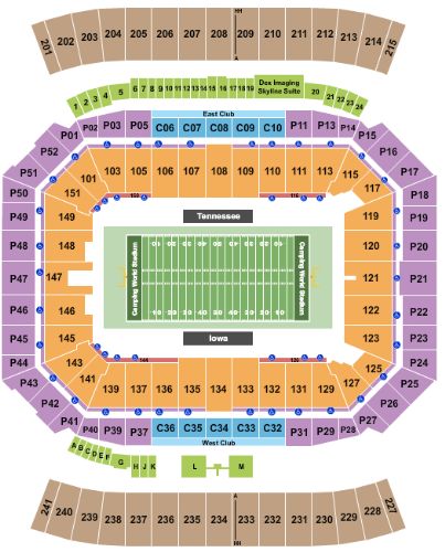 Florida Citrus Bowl Tickets and Florida Citrus Bowl Seating Chart - Buy ...