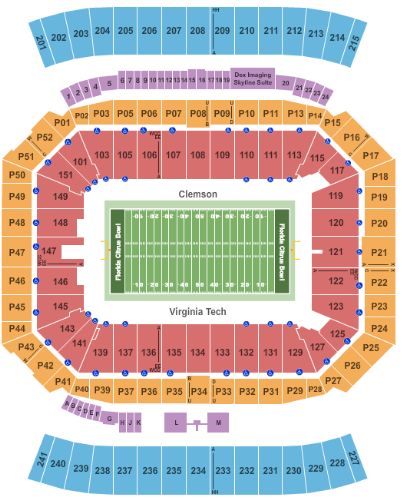 Florida Citrus Bowl Tickets and Florida Citrus Bowl Seating Chart - Buy ...