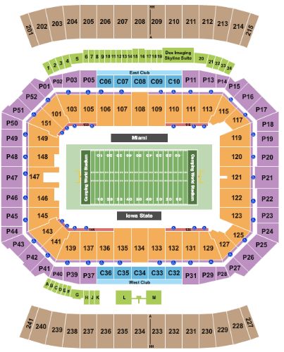 Florida Citrus Bowl Tickets and Florida Citrus Bowl Seating Chart - Buy ...