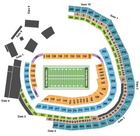 Georgia State Stadium Tickets and Georgia State Stadium Seating Chart ...