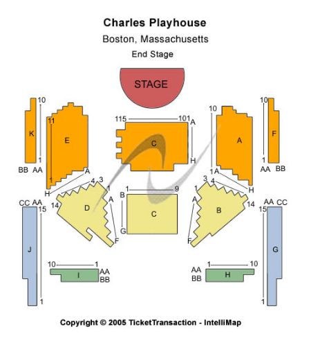 Charles Playhouse Seating Chart