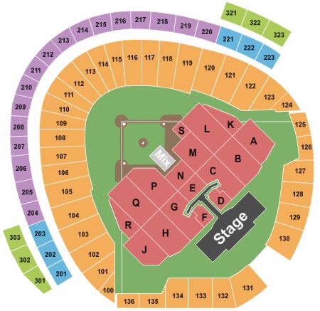 Pink, Brandi Carlile & Grouplove Omaha Tickets - Section 126 Row 23 - 8 ...