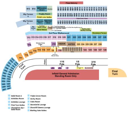 Churchill Downs Tickets and Churchill Downs Seating Chart - Buy ...