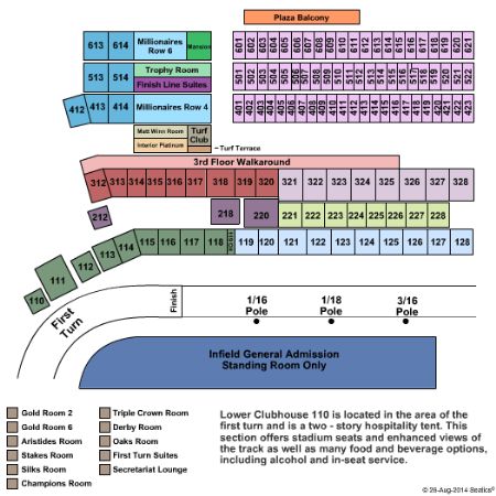 Churchill Downs Seating Chart Breeders Cup | Bruin Blog